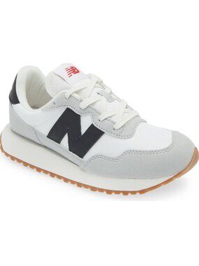 New Balance Kids 237 Sneaker Size: 7 White Black NWT